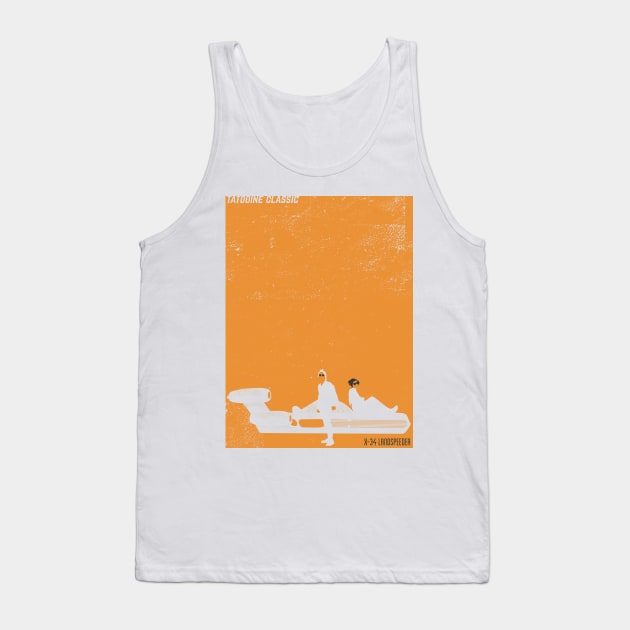 X-34 Landspeeder Classic Tank Top by BeepBoopBeep Clothing, Co.